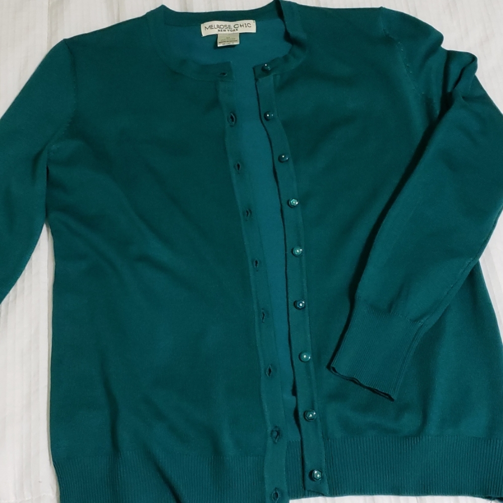 Great condition dark teal M cardigan